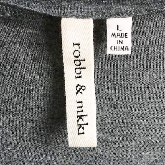 ROBBI & NIKKI Jersey Bead Embellished Top - Picture 4 of 5